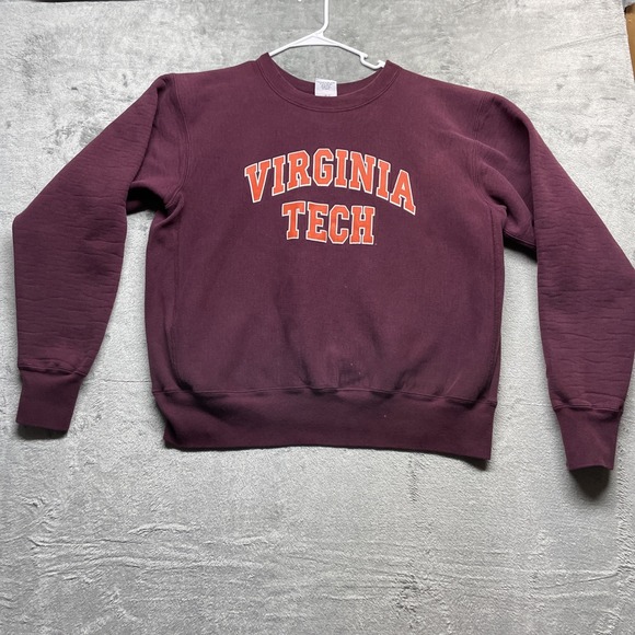 Virginia Tech Hokies Sweatshirt Crew Neck Sweater (Size XL) Read - Picture 1 of 11